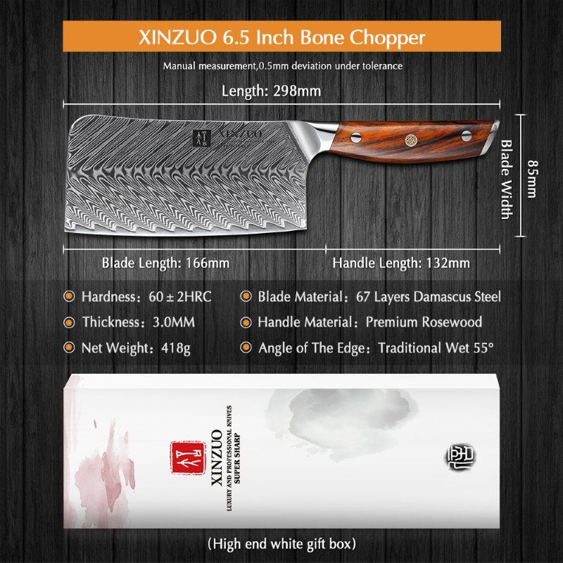 Mannarino trinciaossa Xinzuo B27 - 7" - B27-KG