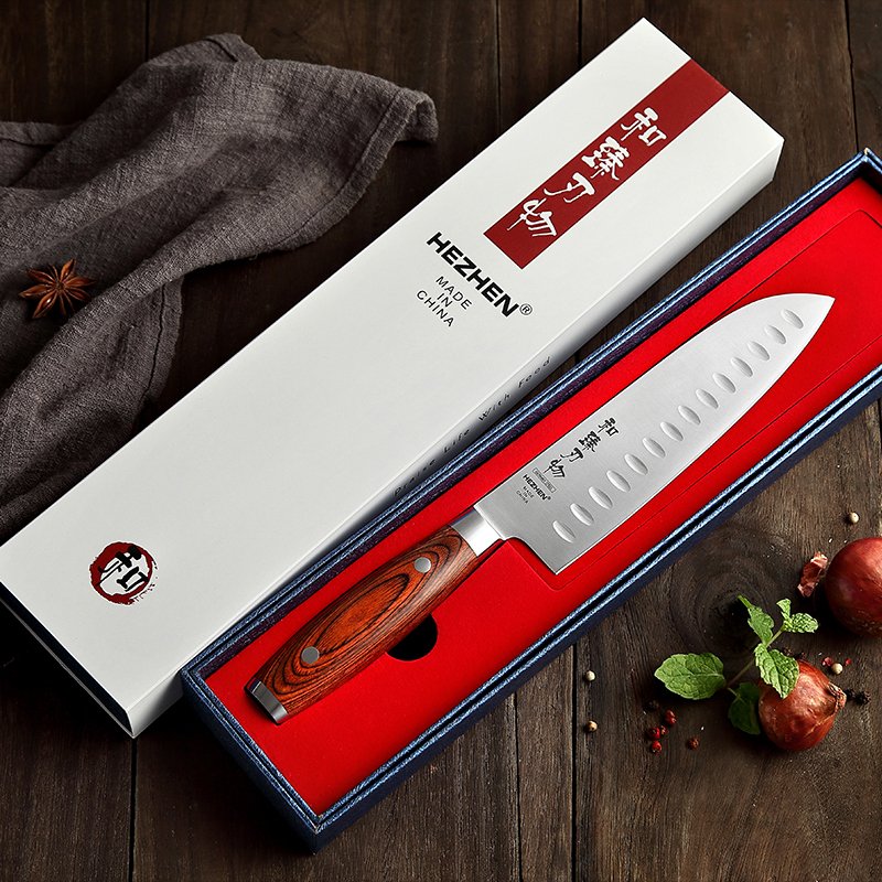 Coltello Santoku Xinzuo B2 - 7" - B2-RS