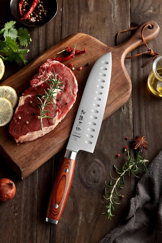 Coltello Santoku Xinzuo B2 - 7" - B2-RS