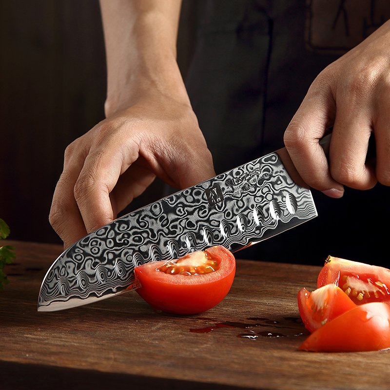 Coltello Santoku Xinzuo B20 - 7" - B20-RS