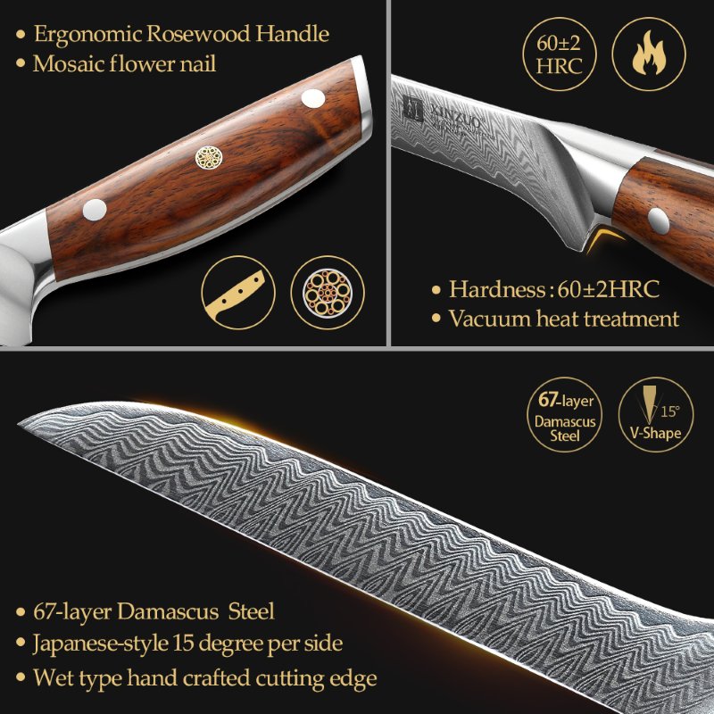 Coltello da disosso Xinzuo B27 - 5,5" - B27-TG