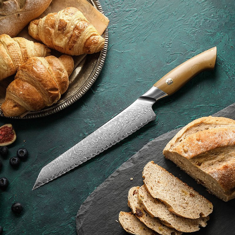 Coltello da pane Xinzuo B38L - 8,5" - B38L-MB