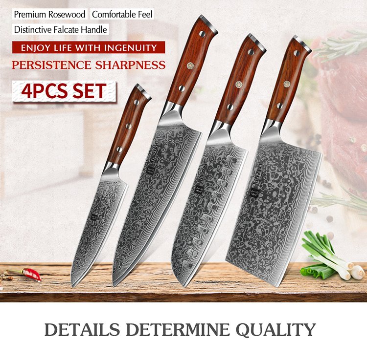 Set di 5 coltelli Xinzuo B13R (cod. B13R-H5) - B13R-H5
