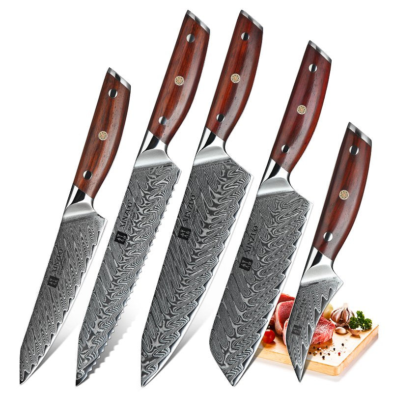 Set di 5 coltelli Xinzuo B27 (cod. B27-A5B) - B27-A5B