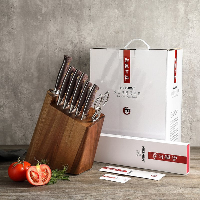 Set di 8 coltelli Xinzuo X02M - X02M-H8