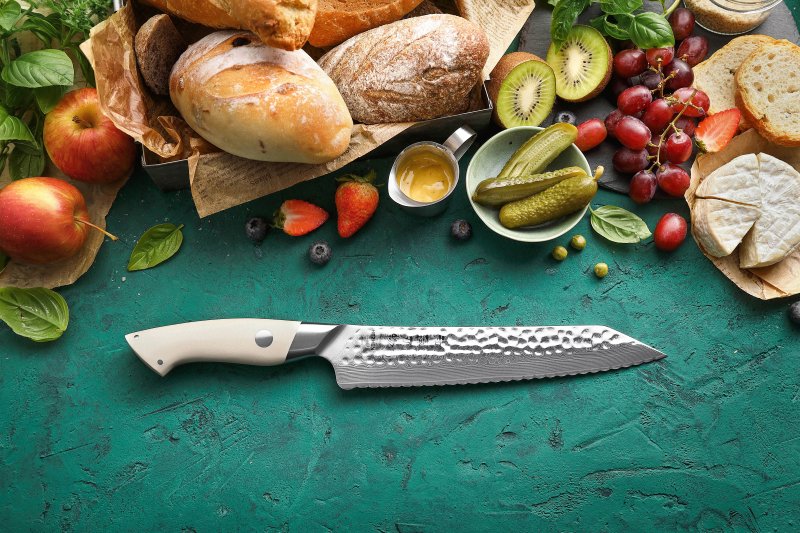 Coltello da pane Xinzuo B38H - 8" - B38H-MB