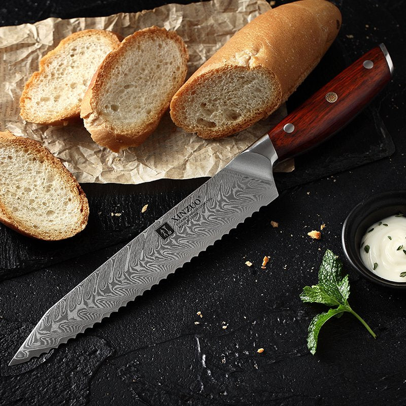 Coltello da pane Xinzuo B27 - 8,5" - B27-MB