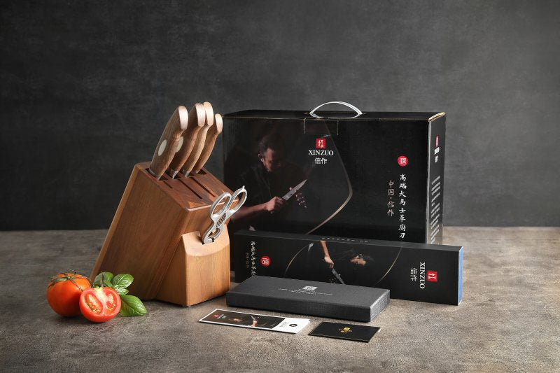 Set di 6 coltelli Xinzuo B46W (cod. B46W-H6C) - B46W-H6C
