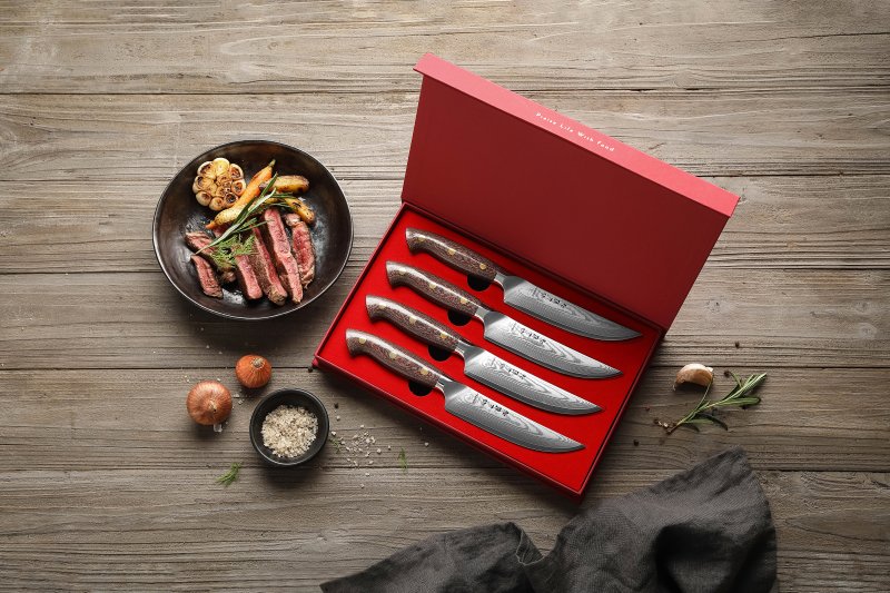 Set di 4 coltelli da bistecca Xinzuo X02M - X02M-4NP