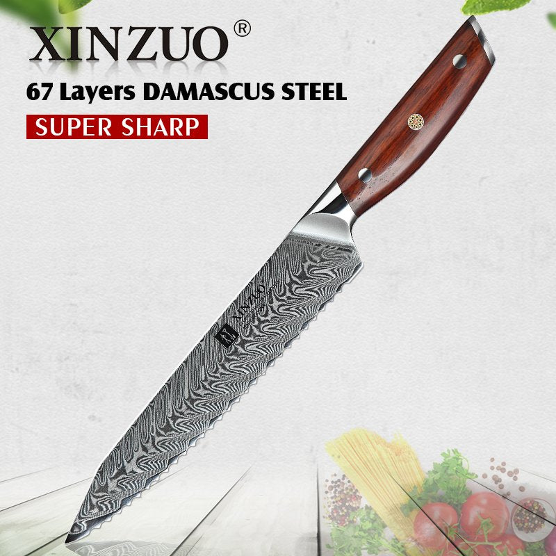 Coltello da pane Xinzuo B27 - 8,5" - B27-MB