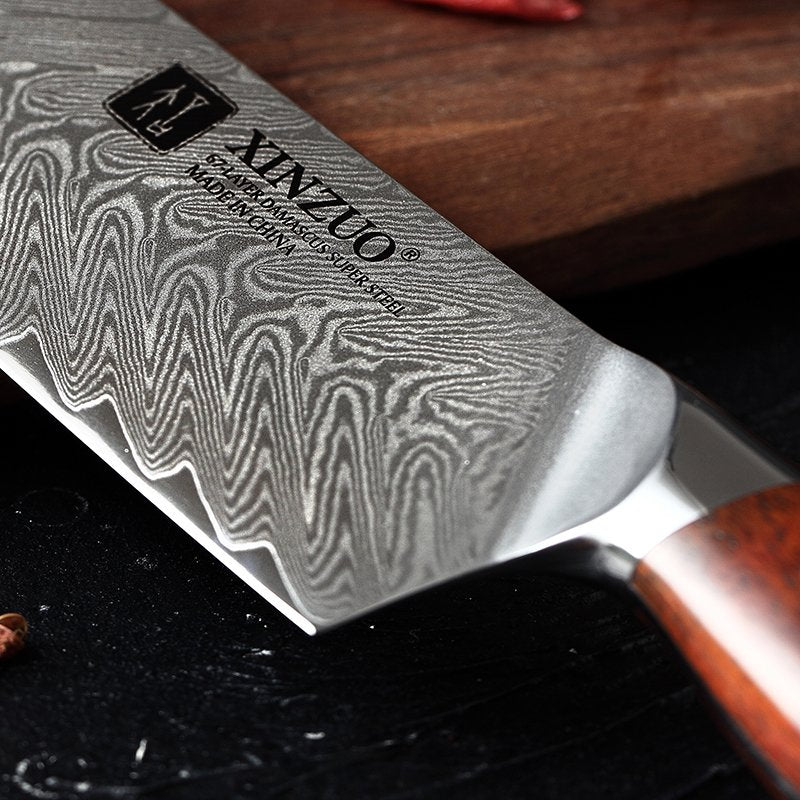 Coltello Santoku Xinzuo B27 - 7" - B27-RS