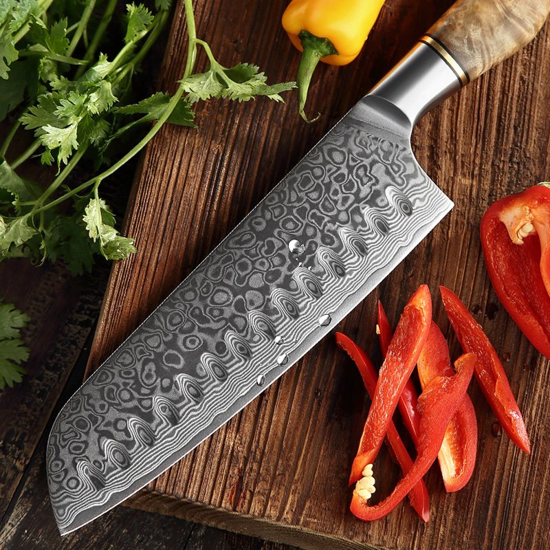 Coltello Santoku Xinzuo B30 - 7" - B30-RS