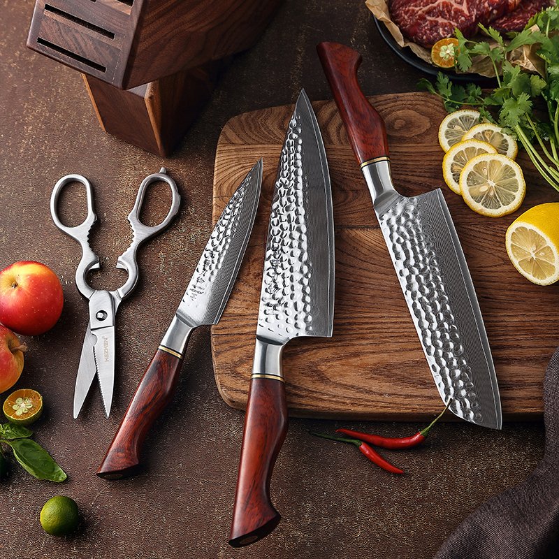 Coltello da pane Xinzuo B30R - 8" - B30R-MB