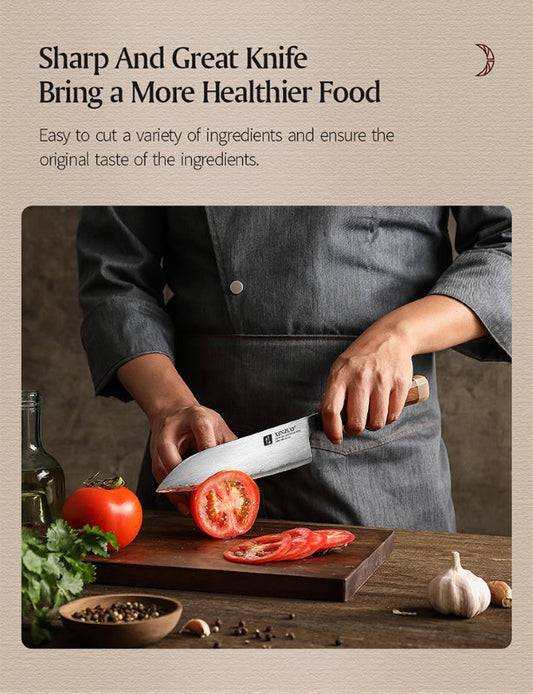 Coltello Santoku Xinzuo X05Z - 7" - X05Z-RS