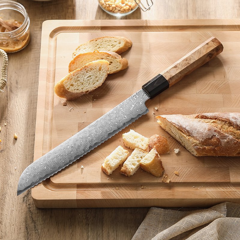Coltello da pane Xinzuo PM8B - 8,5" - PM8B-MB