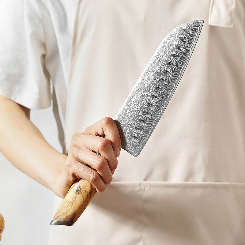 Coltello Santoku Xinzuo B37 - 7" - B37-RS