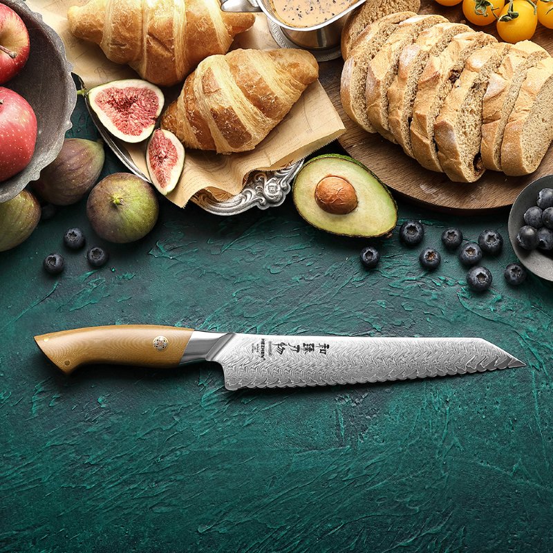 Coltello da pane Xinzuo B38L - 8,5" - B38L-MB