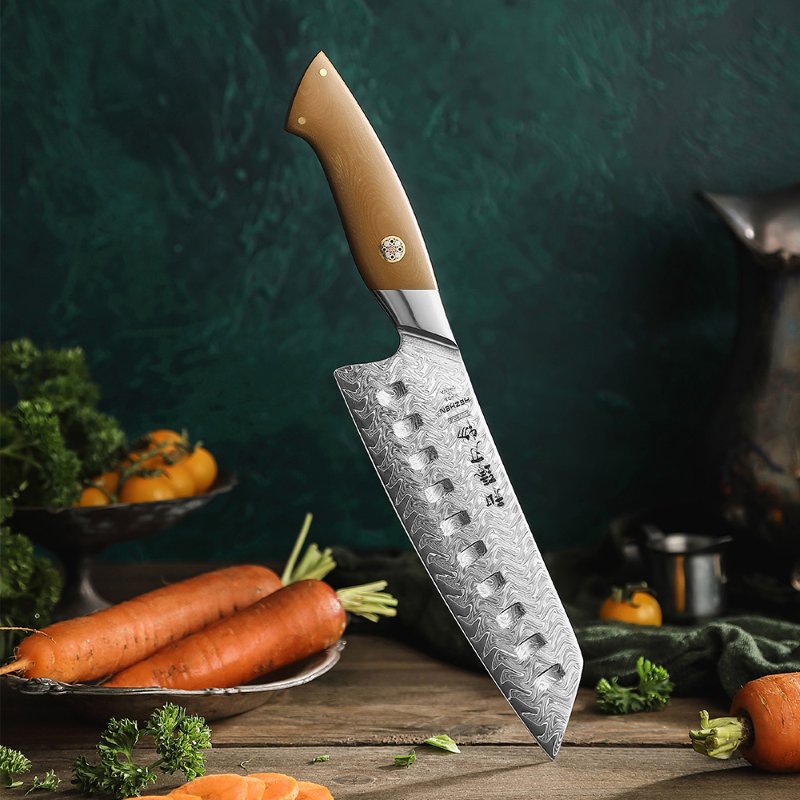 Coltello Santoku Xinzuo B38L - 7" - B38L-RS