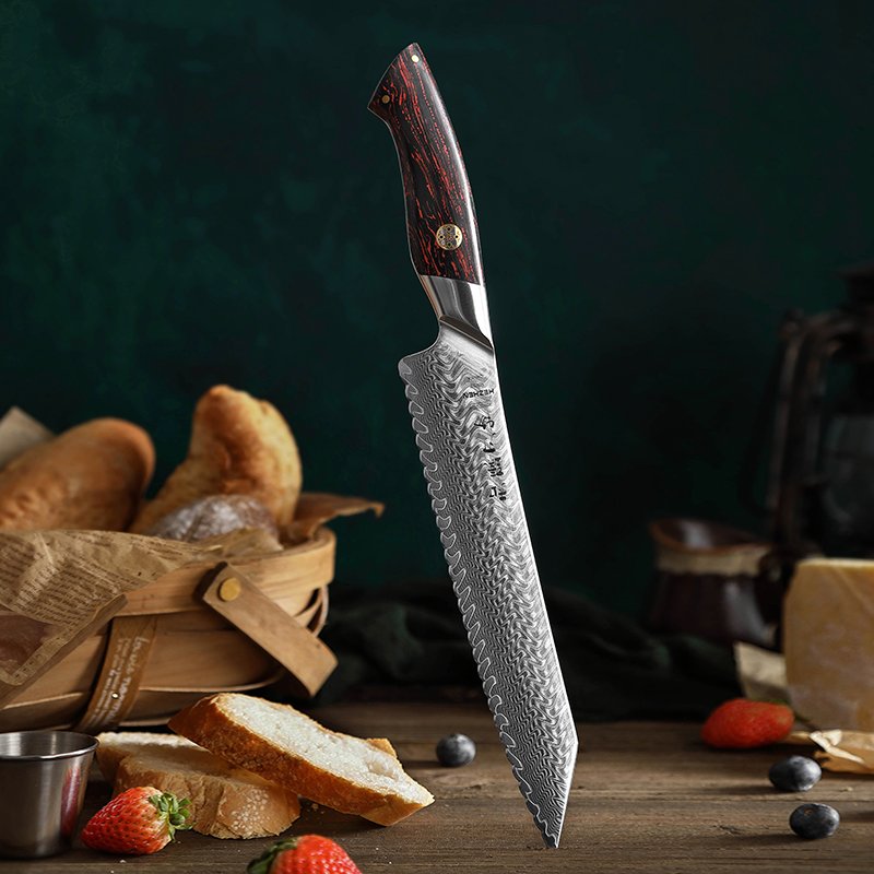 Coltello da pane Xinzuo B38 - 8" - B38-MB