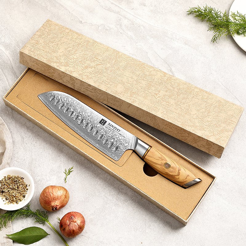 Coltello Santoku Xinzuo B37 - 7" - B37-RS