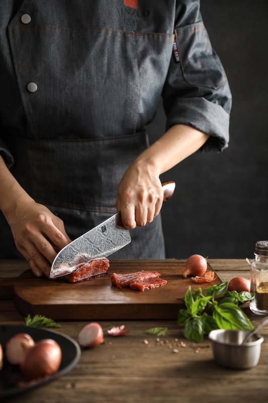 Coltello Santoku Xinzuo B46D - 7" - B46D-RS