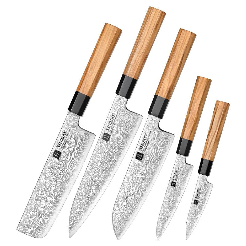 Set di 5 coltelli Xinzuo PM8O (cod. PM8O-A5) - PM8O-A5