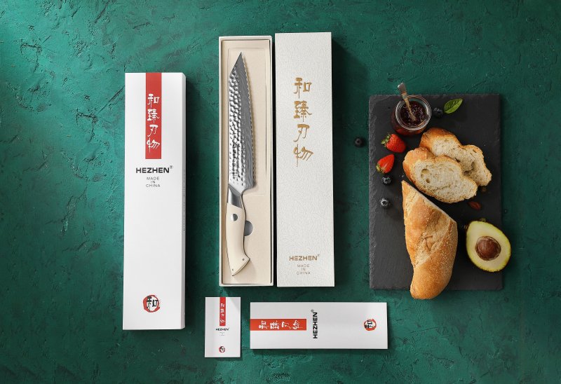 Coltello da pane Xinzuo B38H - 8" - B38H-MB