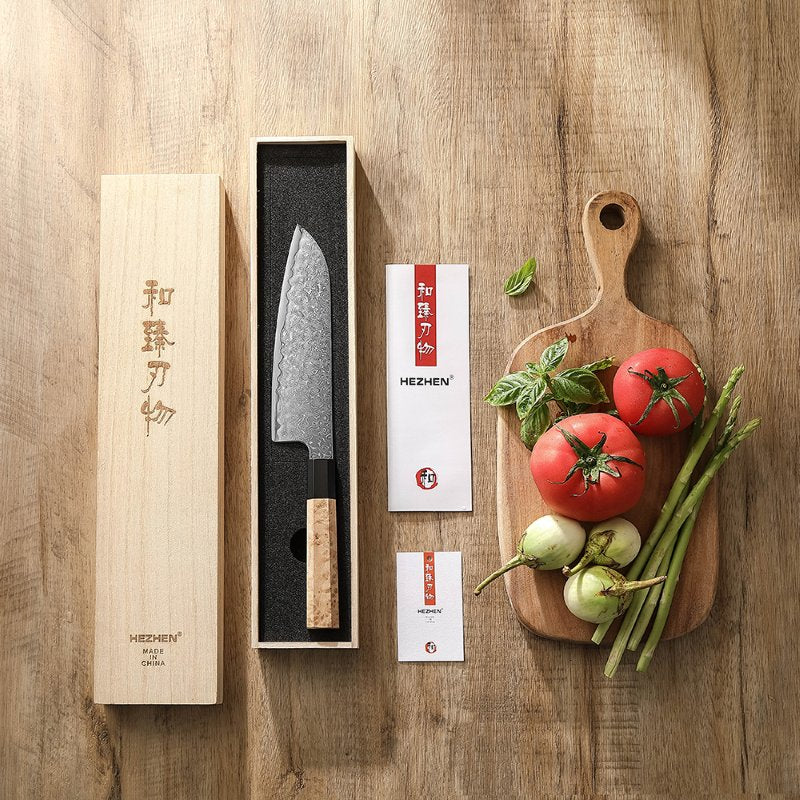 Coltello Santoku Xinzuo PM8B - 7,5" - PM8B-RS