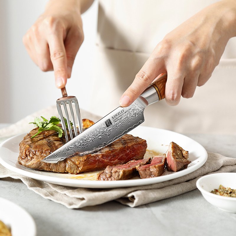 Coltello da bistecca Xinzuo B37 - 5" - B37-NP