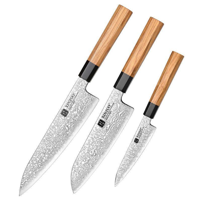 Set di 3 coltelli Xinzuo PM8O - PM8O-A3