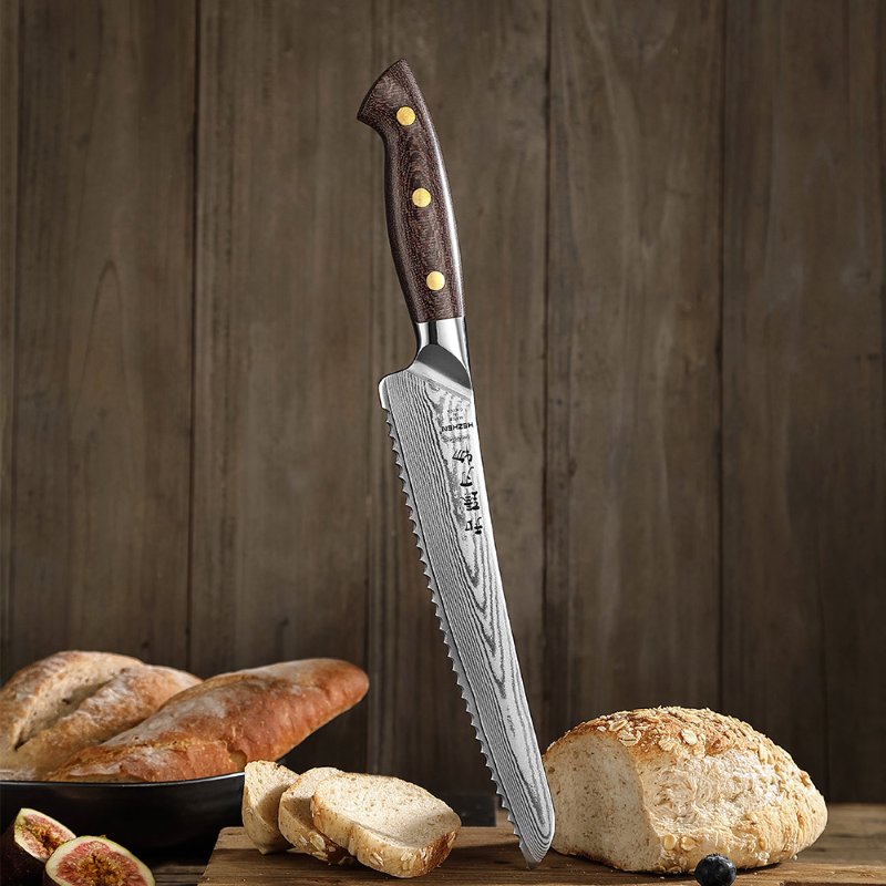Coltello da pane Xinzuo X02M - 8" - X02M-MB