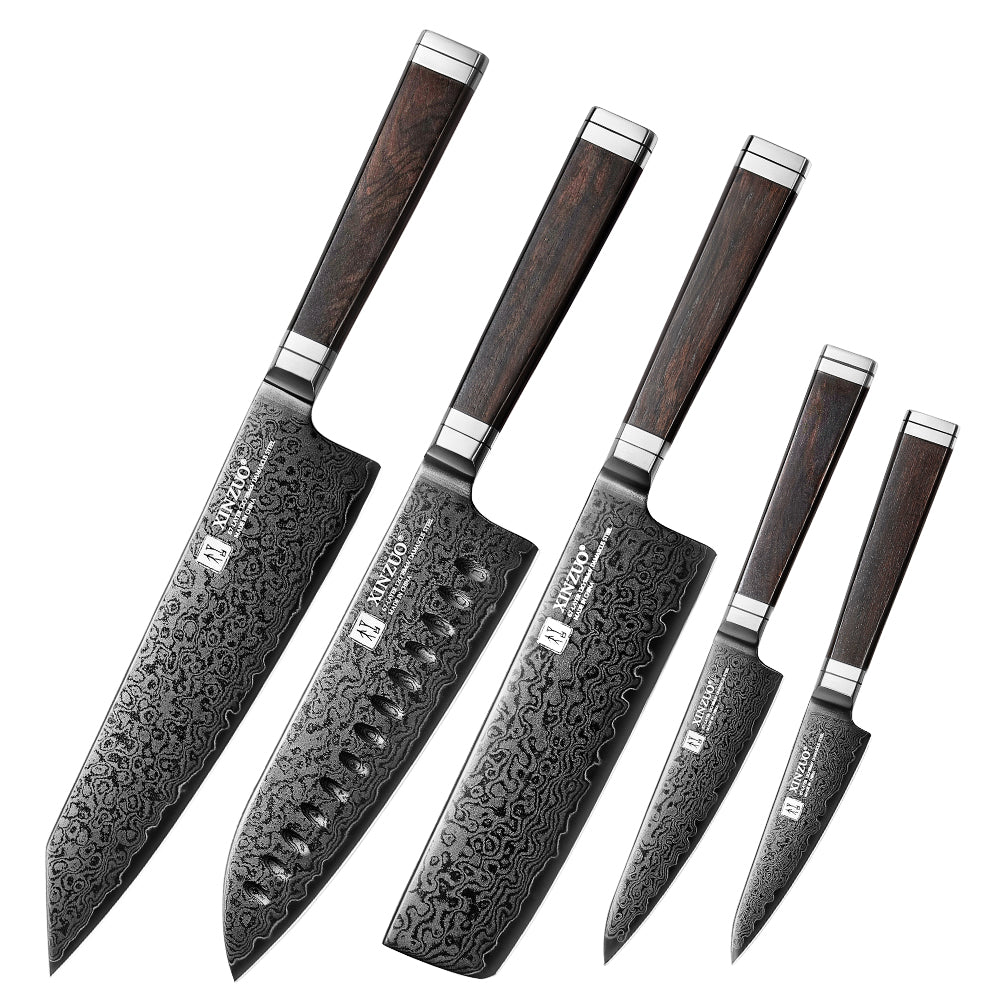Set di 5 coltelli Xinzuo X08E (cod. X08E-A5B) — X08E-A5B