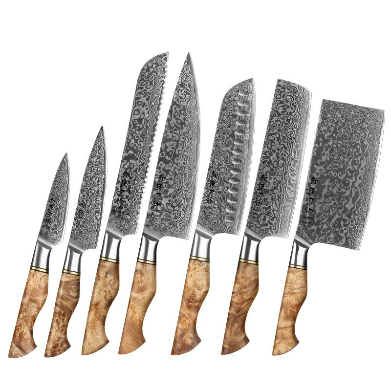 Set di 7 coltelli Xinzuo B30 (cod. B30-A7) - B30-A7