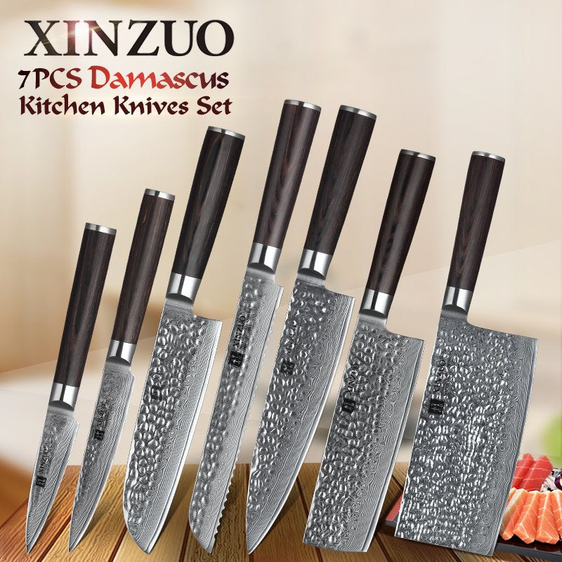 Set di 7 coltelli Xinzuo B1H (cod. B1H-A7) - B1H-A7