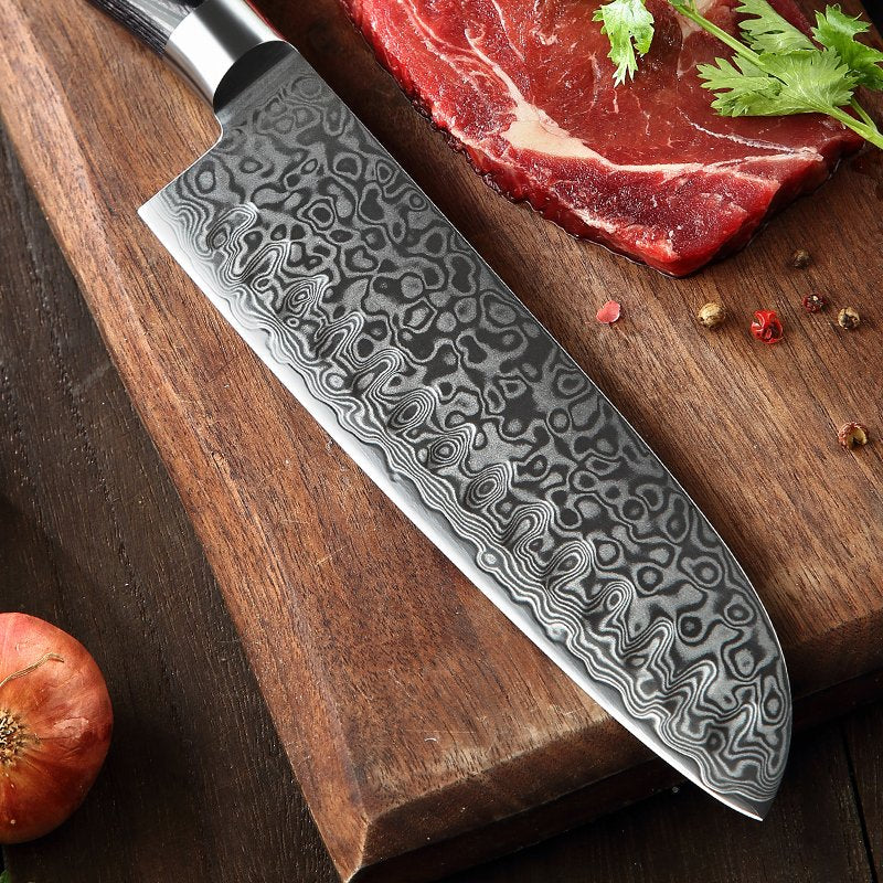 Coltello Santoku Xinzuo B20 - 7" - B20-RS