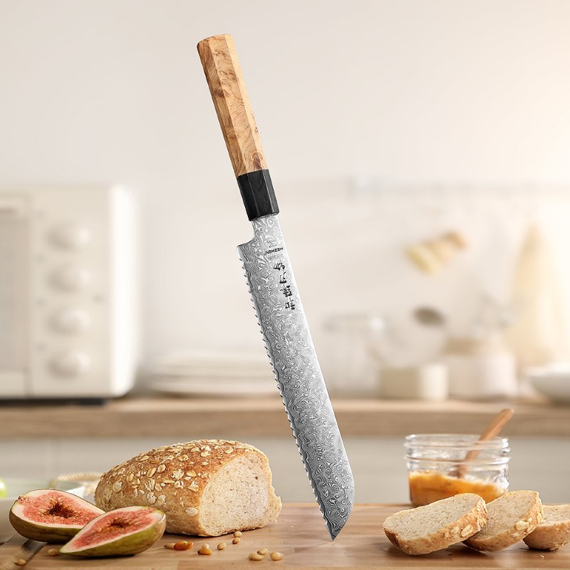 Coltello da pane Xinzuo PM8B - 8,5" - PM8B-MB