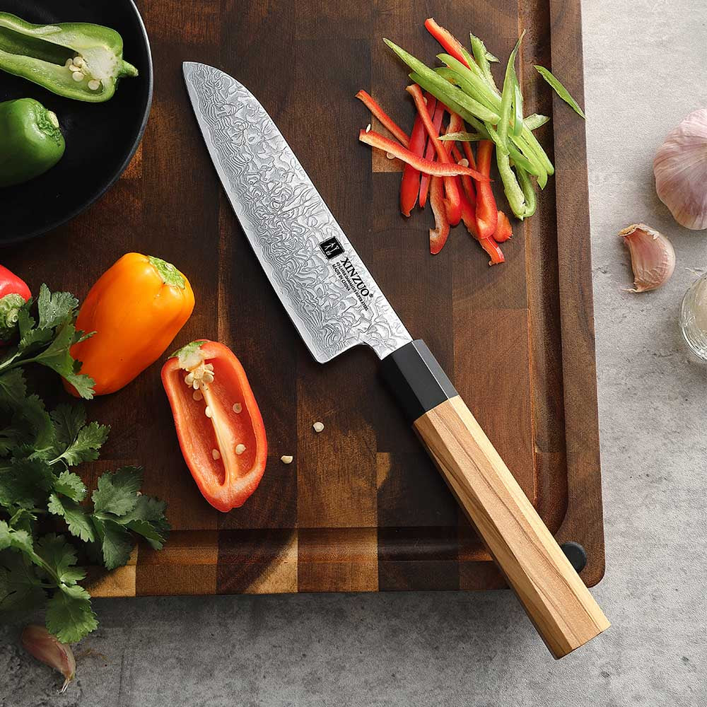 Coltello Santoku Xinzuo PM8O - 5,5" - PM8O-5.5RS