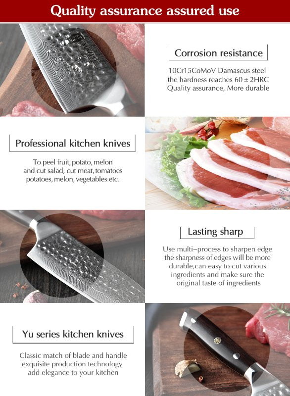 Coltello Santoku Xinzuo B13H - 7" - B13H-RS