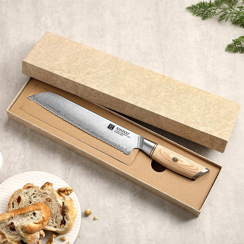 Coltello da pane Xinzuo B37S - 8,5" - B37S-MB