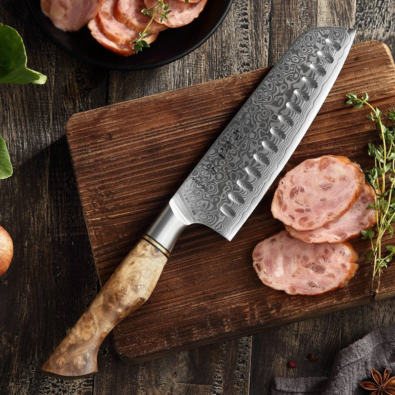Coltello Santoku Xinzuo B30 - 7" - B30-RS