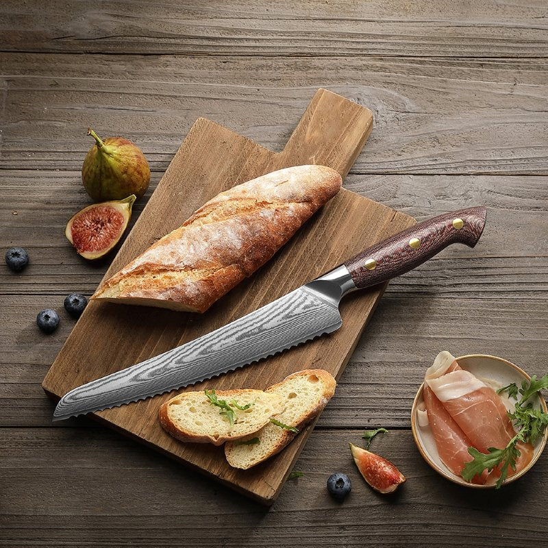 Coltello da pane Xinzuo X02M - 8" - X02M-MB