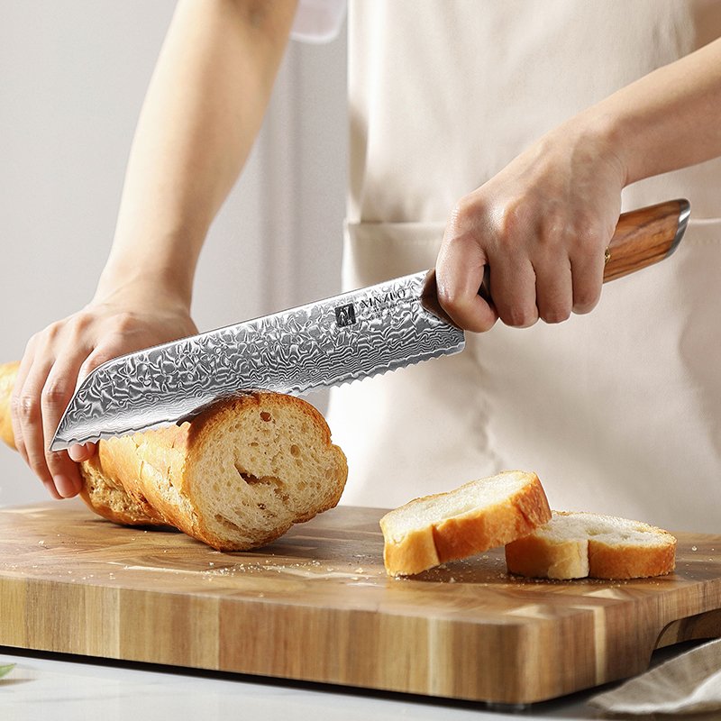 Coltello da pane Xinzuo B37 - 8,5" - B37-MB