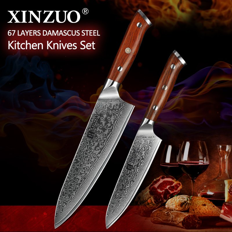Set di 2 coltelli Xinzuo B13R - B13R-A2