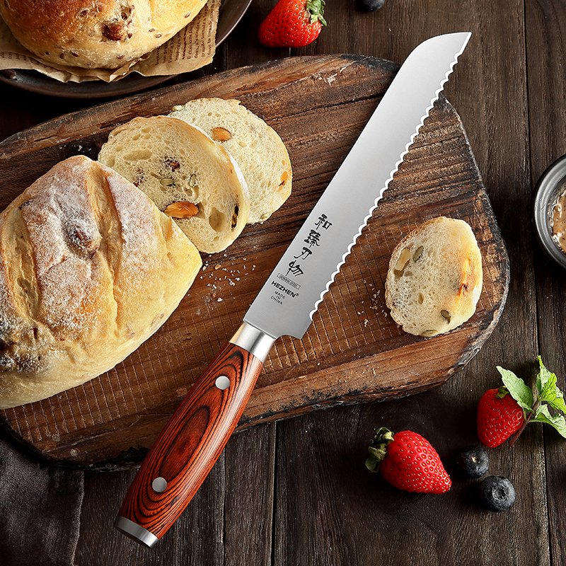 Coltello da pane Xinzuo B2 - 8" - B2-MB