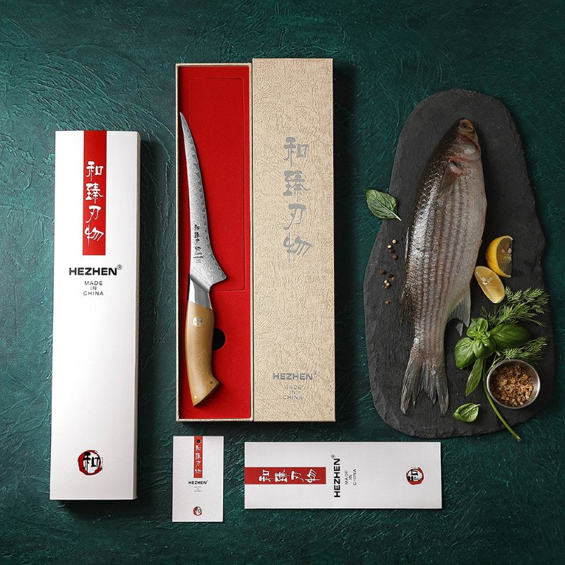 Coltello da filetto Xinzuo B38L - 7,3" - B38L-YD