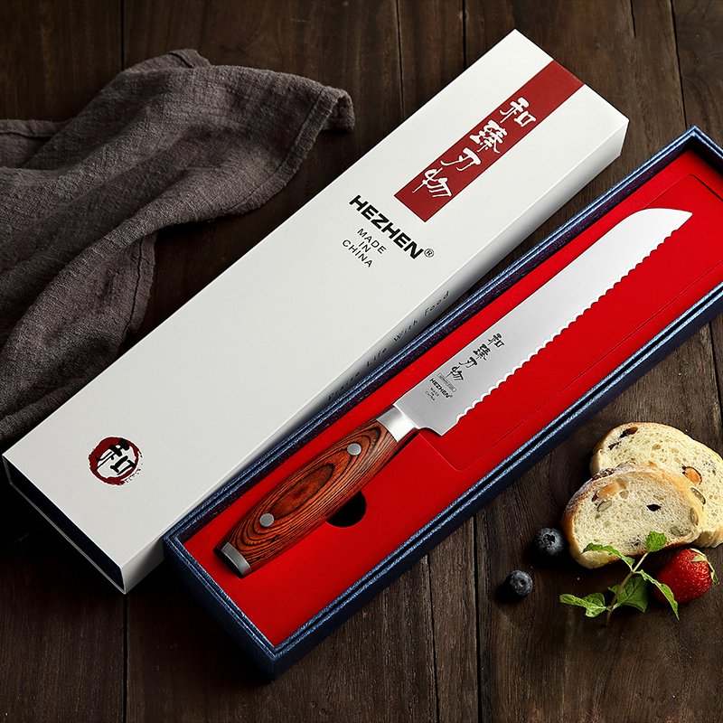 Coltello da pane Xinzuo B2 - 8" - B2-MB