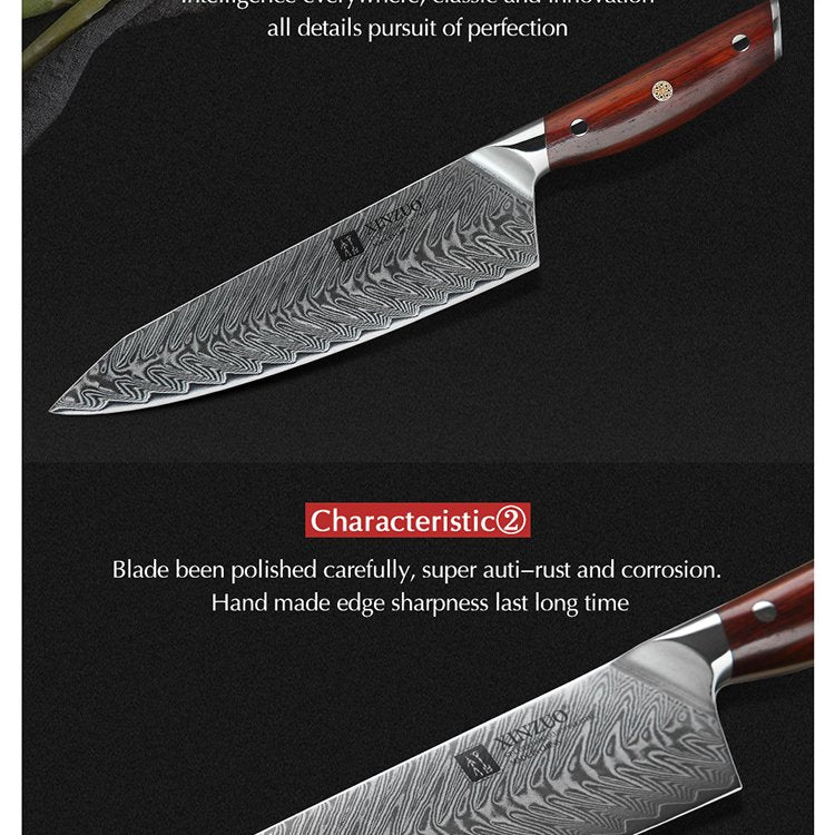 Coltello da chef Xinzuo B27 - 8,5" - B27-CS