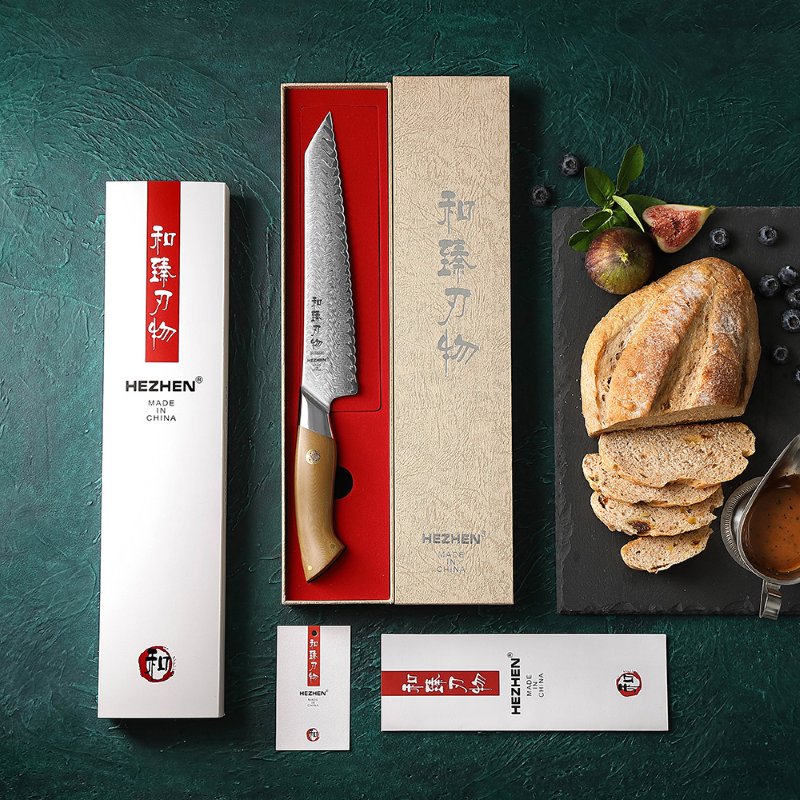 Coltello da pane Xinzuo B38L - 8,5" - B38L-MB