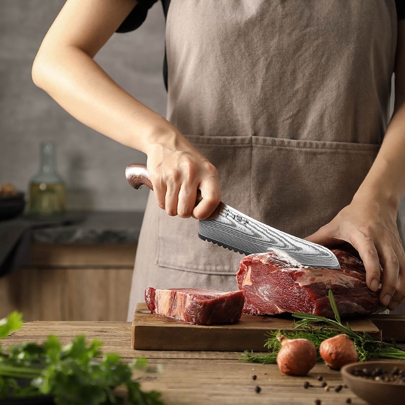 Coltello per alimenti surgelati Xinzuo X02M - 8" - X02M-DR