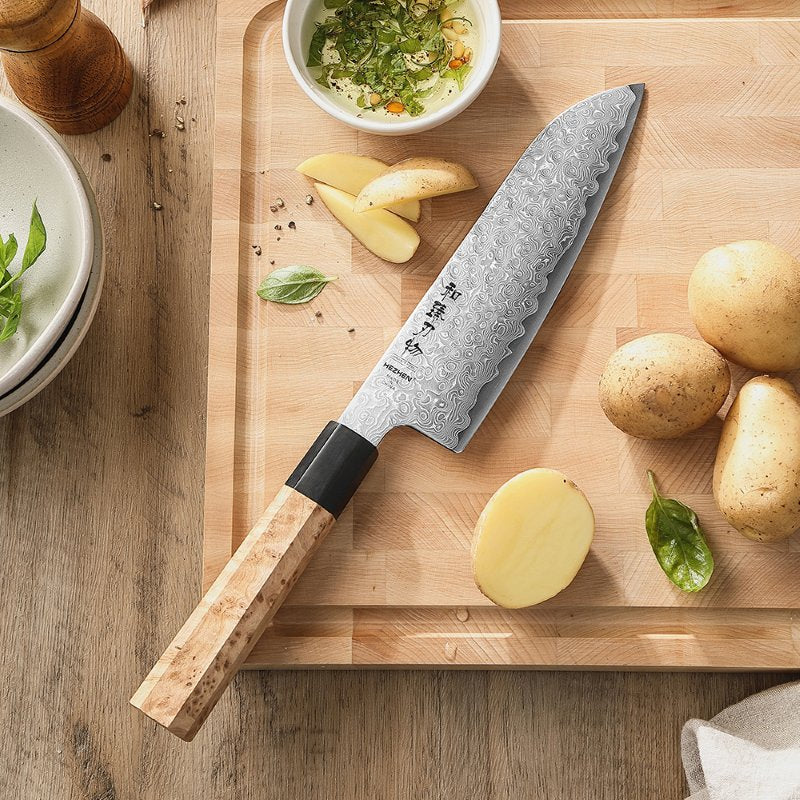 Coltello Santoku Xinzuo PM8B - 7,5" - PM8B-RS